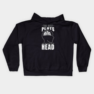 Writing author lifestyle the best plots revealed Kids Hoodie